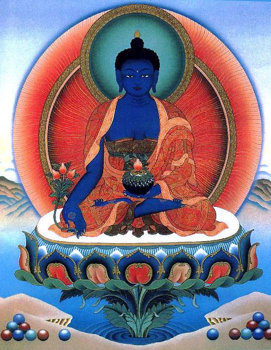 Large Healing Medicine Buddha